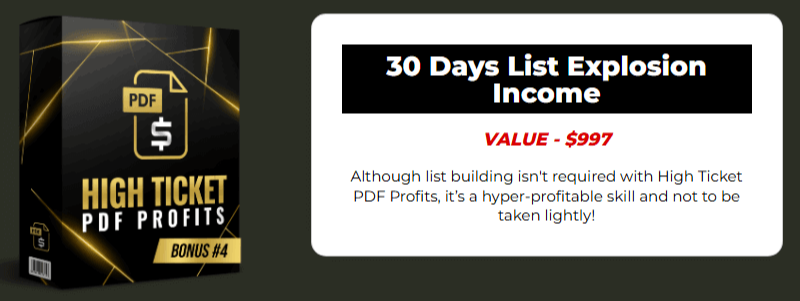 High Ticket PDF Profit