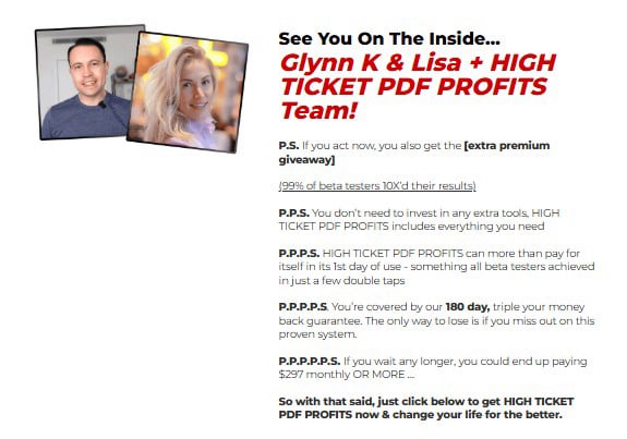 High Ticket PDF Profit