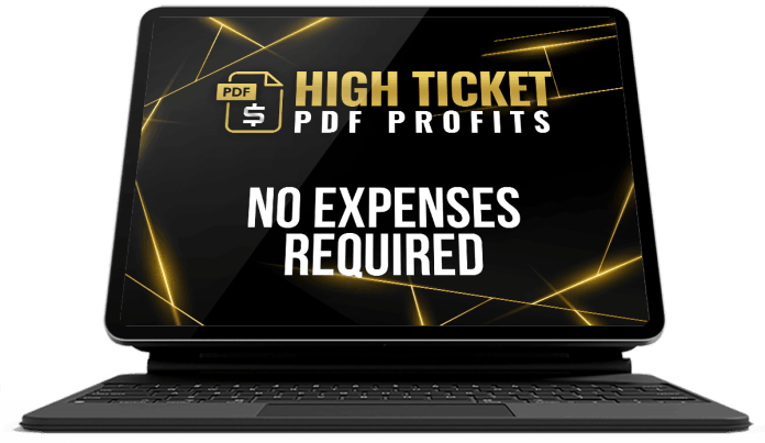 High Ticket PDF Profit